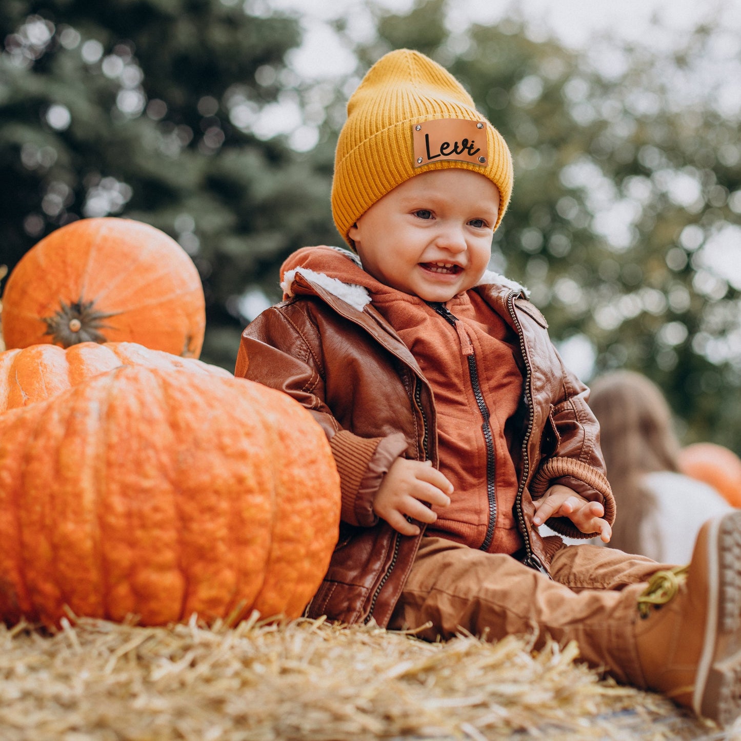 Custom Baby Beanie With Name