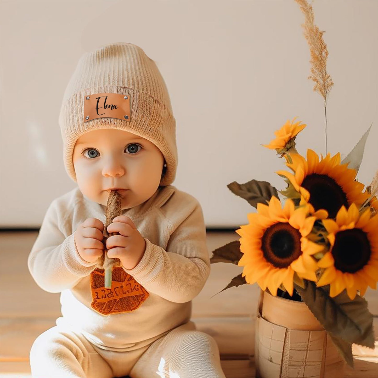 Custom Baby Beanie With Name