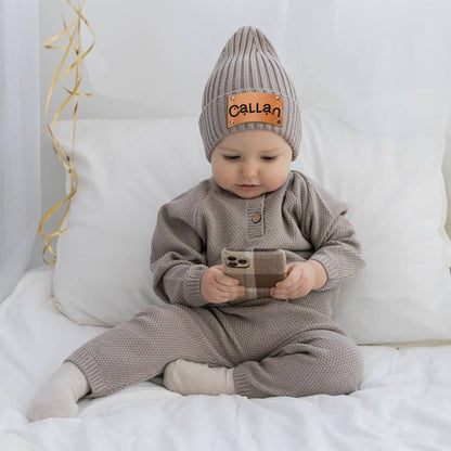 Custom Baby Beanie With Name