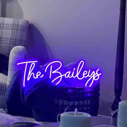Custom Neon Sign Personalized - Wedding Name Neon Light, Home Bar Decor, LED Wall Art - Birthday Gift Anniversary-Fast Shipping & Free Proof