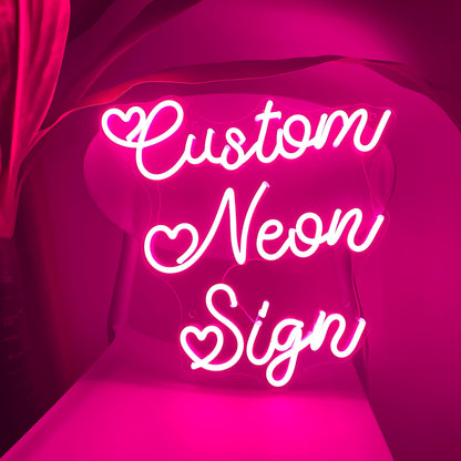 Custom Neon Sign Personalized - Wedding Name Neon Light, Home Bar Decor, LED Wall Art - Birthday Gift Anniversary-Fast Shipping & Free Proof