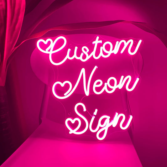 Custom Neon Sign Personalized - Wedding Name Neon Light, Home Bar Decor, LED Wall Art - Birthday Gift Anniversary-Fast Shipping & Free Proof