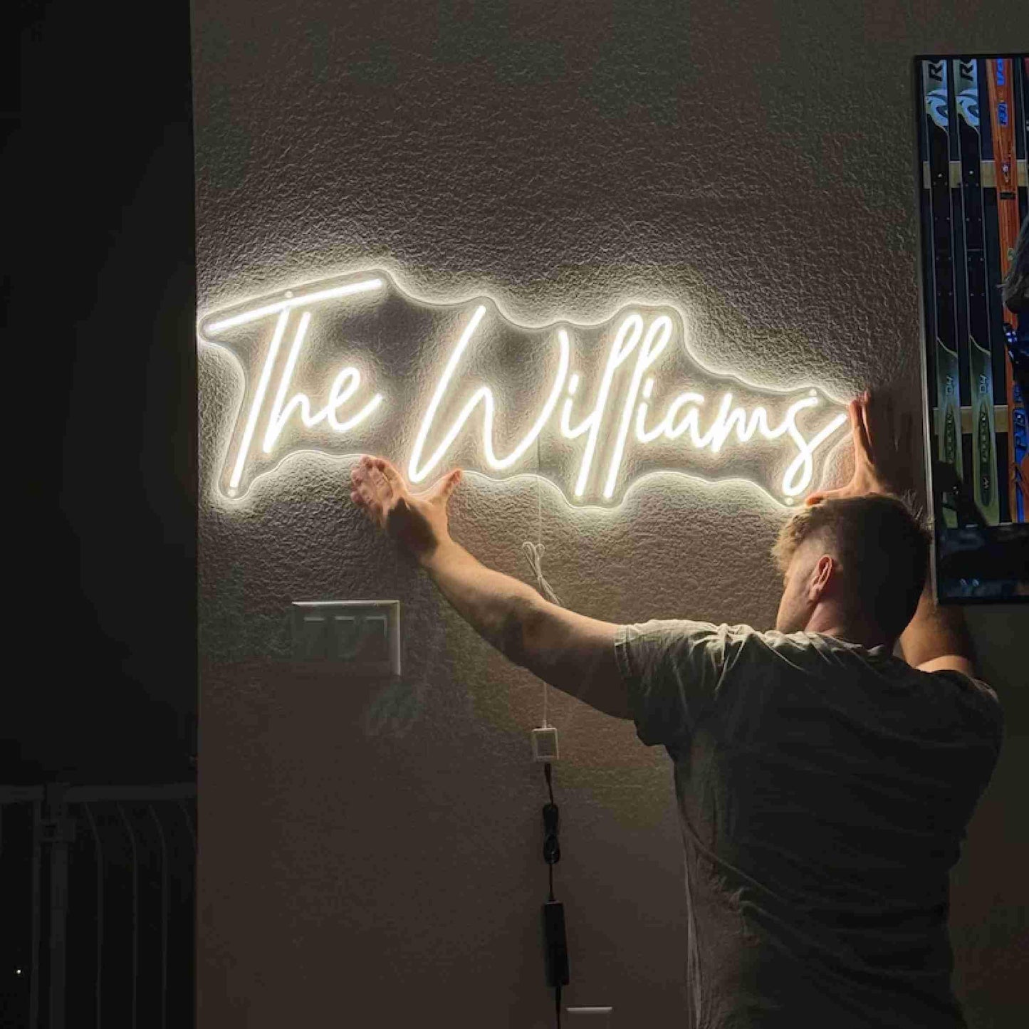 Custom Neon Sign Personalized - Wedding Name Neon Light, Home Bar Decor, LED Wall Art - Birthday Gift Anniversary-Fast Shipping & Free Proof