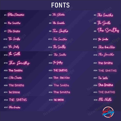 Custom Neon Sign Personalized - Wedding Name Neon Light, Home Bar Decor, LED Wall Art - Birthday Gift Anniversary-Fast Shipping & Free Proof