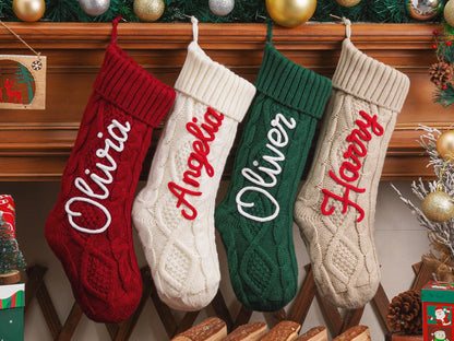 2025 Christmas Stockings Set,Christmas Family Stockings with Name,Paw Christmas Stocking Set, Holiday Stockings Gift,Holiday Gift,Xmas gift