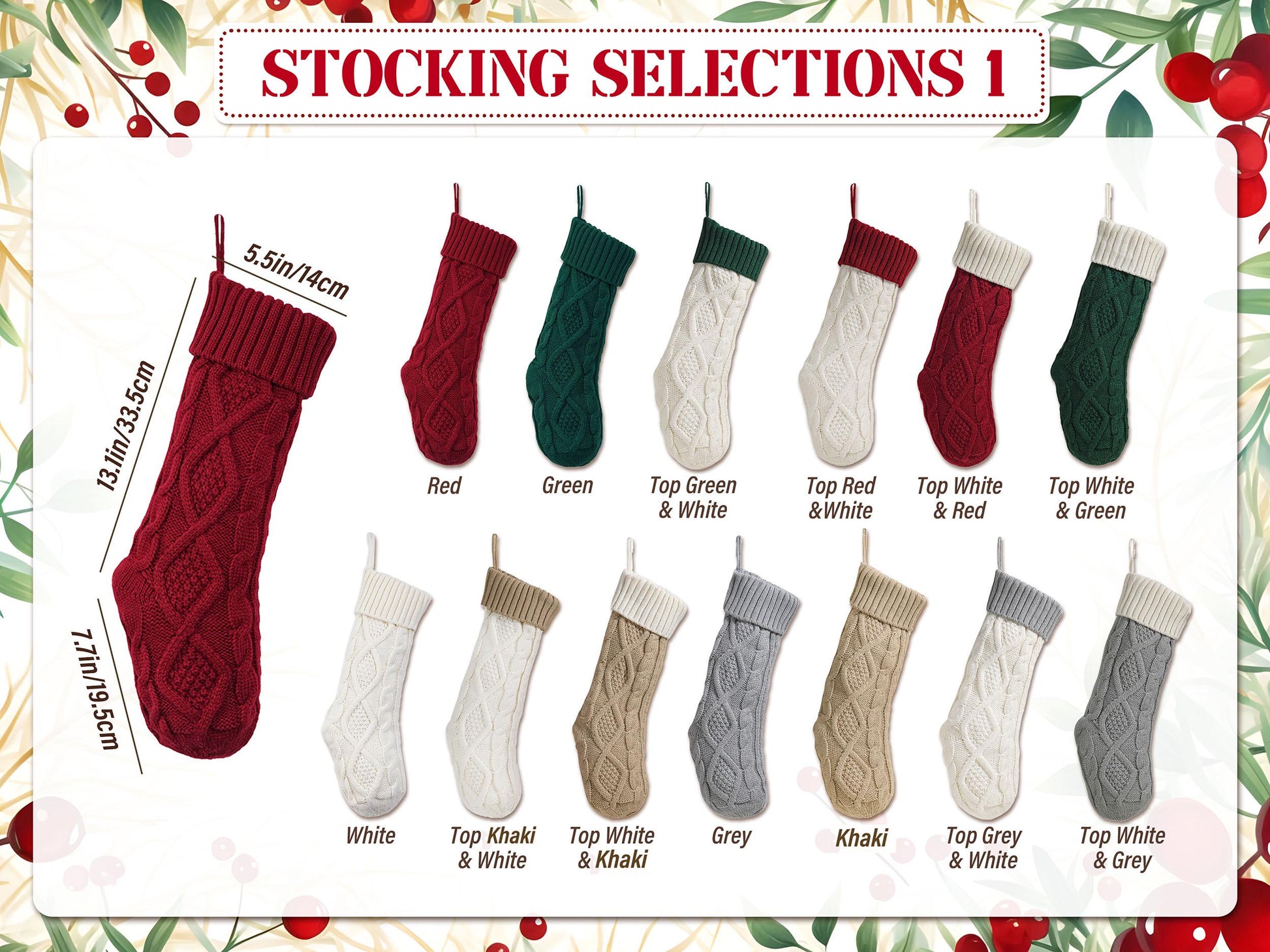 2025 Christmas Stockings Set,Christmas Family Stockings with Name,Paw Christmas Stocking Set, Holiday Stockings Gift,Holiday Gift,Xmas gift