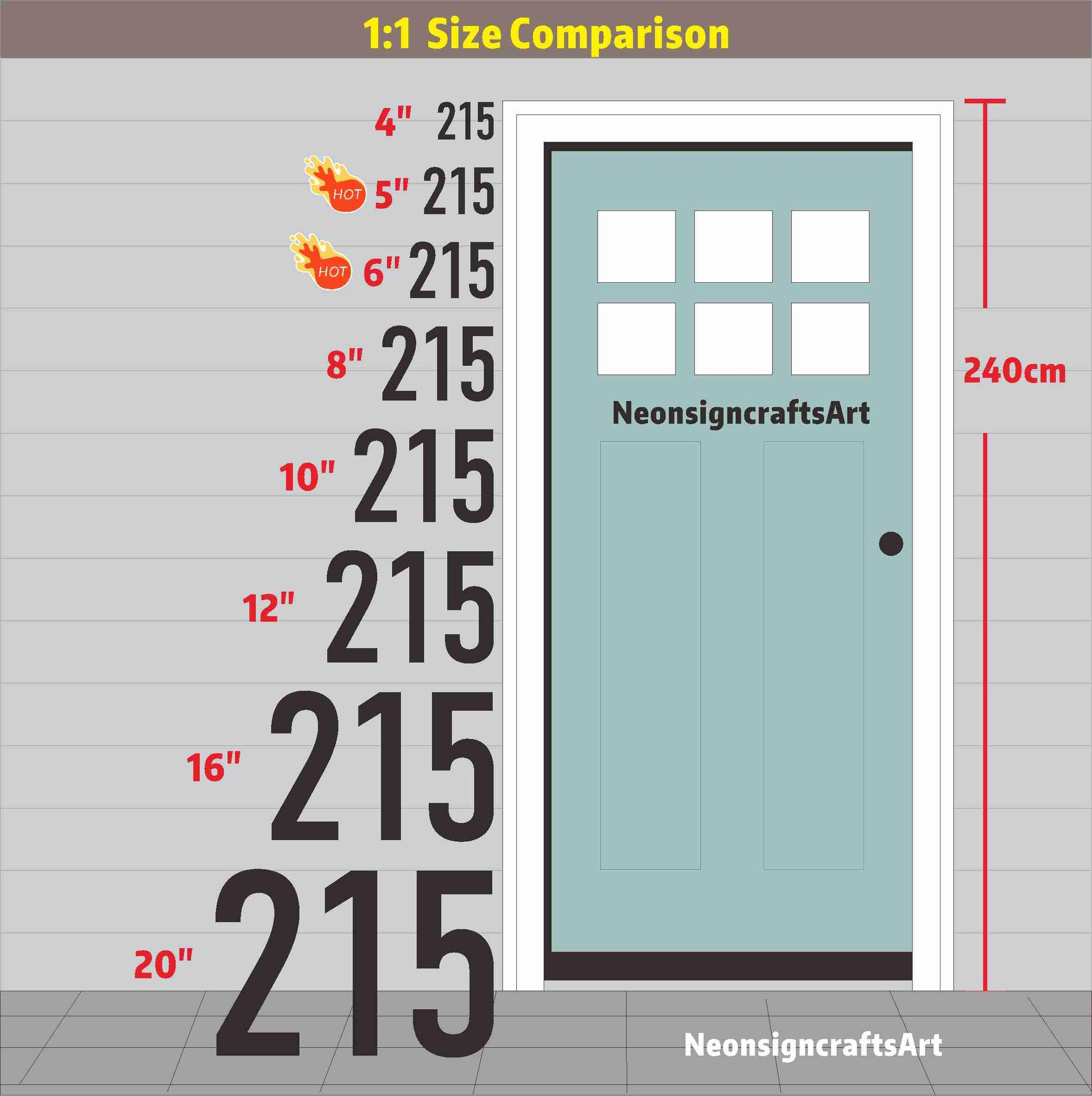 Solar Illuminated House Numbers, LED Address Sign with Night Light, Weatherproof Glowing Number Plaque, Automatic Dusk-to-Dawn Lighting