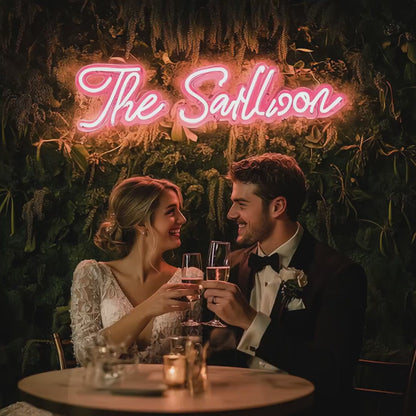 Custom Neon Sign Personalized - Wedding Name Neon Light, Home Bar Decor, LED Wall Art - Birthday Gift Anniversary-Fast Shipping & Free Proof